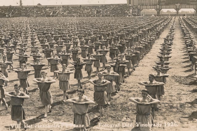 VIII. Sokol-Turnfest in Prag im Jahr 1926 | Foto: www.starapraha.cz / SKILL historical / Profimedia
